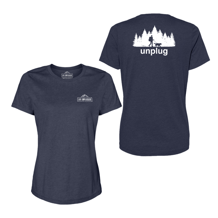 Dog Walks in the Woods Women's T-Shirt