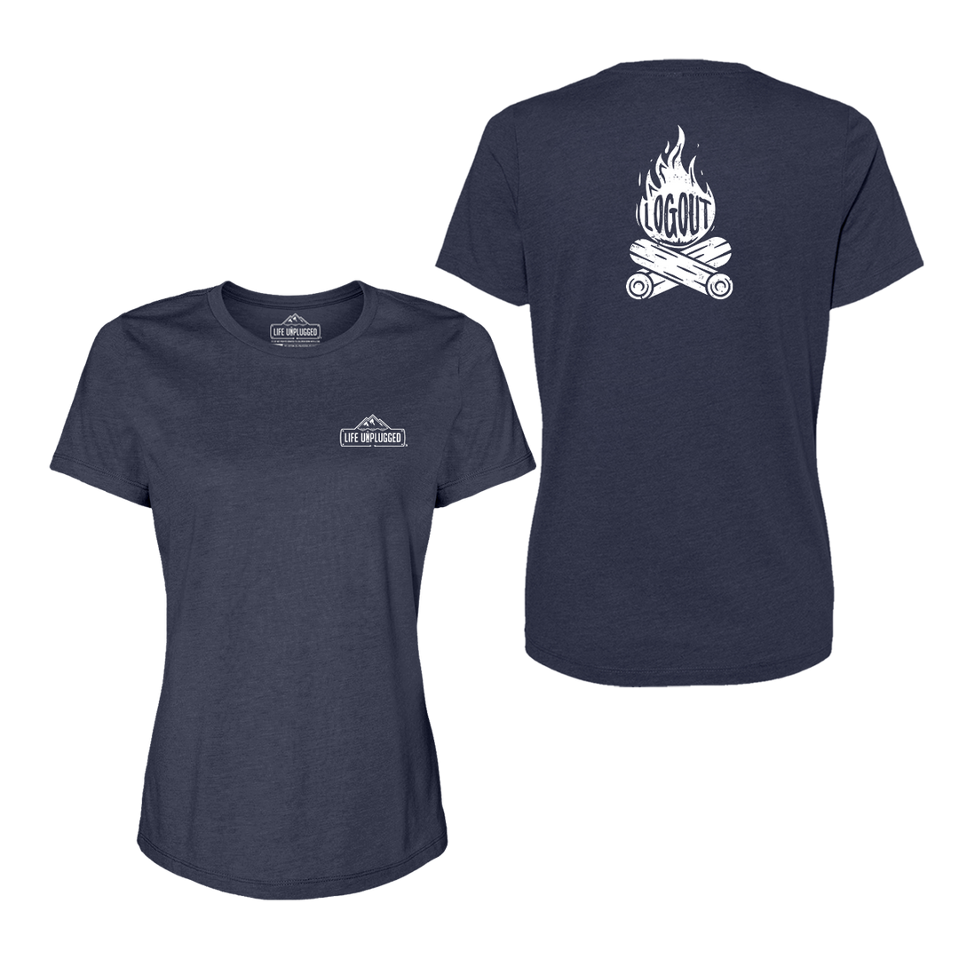 Log Out Campfire Women's T-Shirt