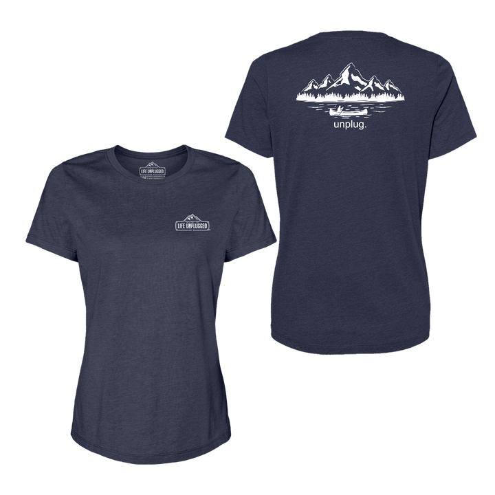 Canoeing in the Mountains Women's T-Shirt