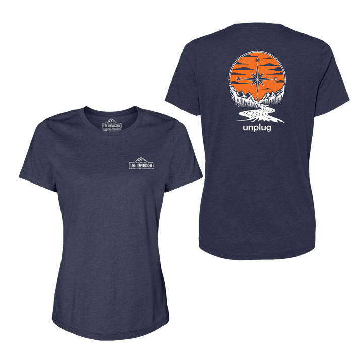 Compass Sunset Women's T-Shirt