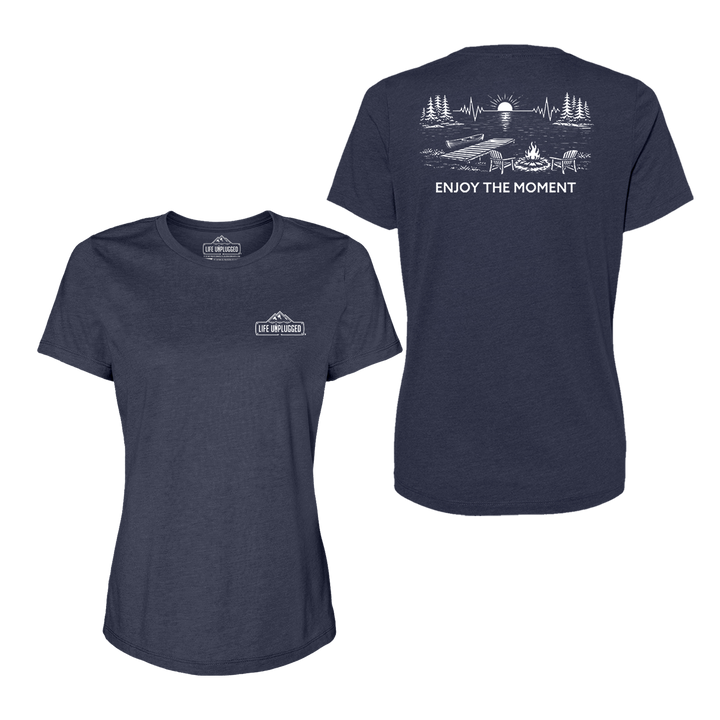 ENJOY THE MOMENT (LAKE SCENE) Women's T-Shirt