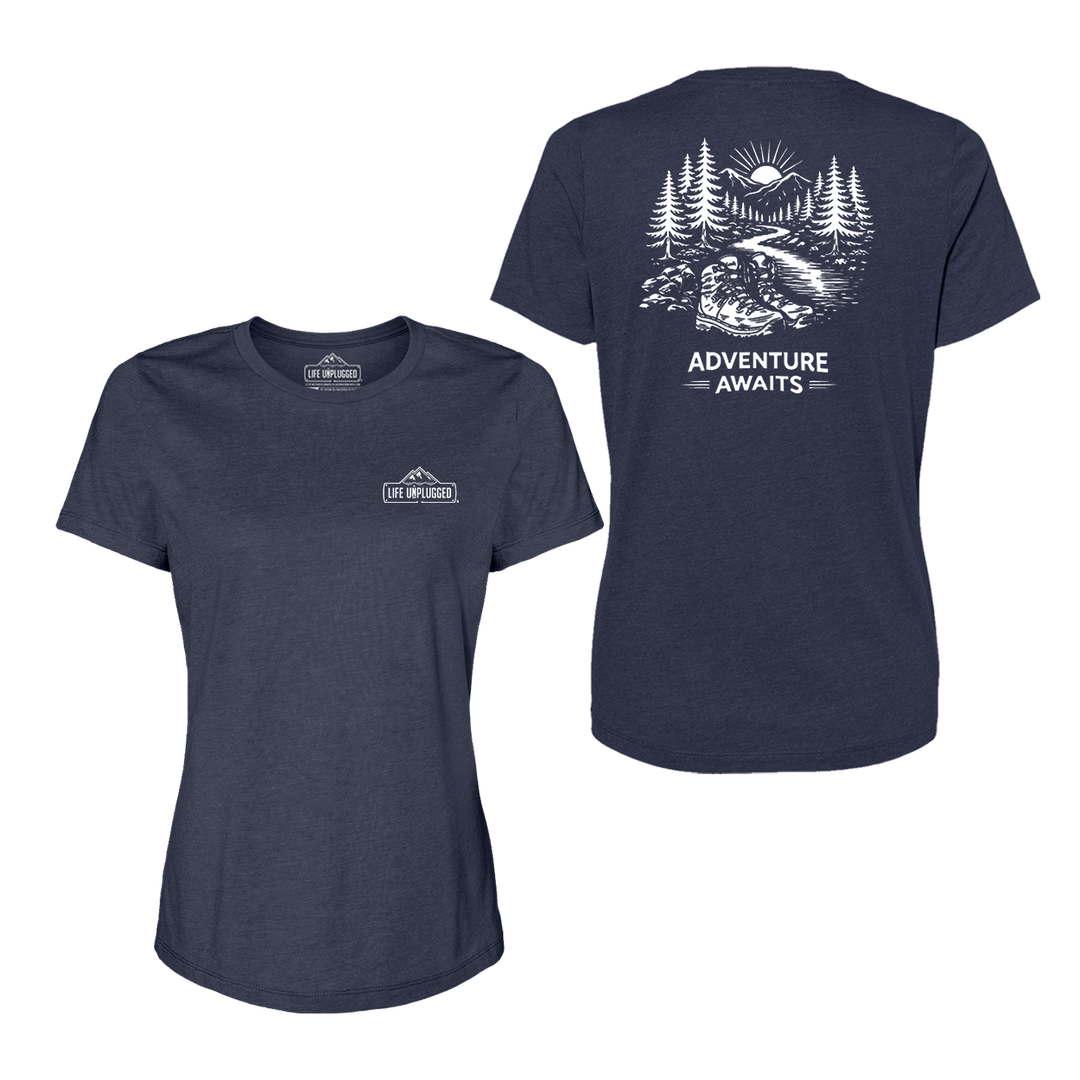 ADVENTURE AWAITS Women's T-Shirt