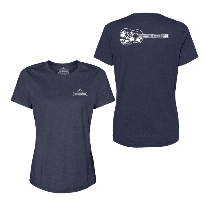 Guitar Mountain Scene Women's T-Shirt
