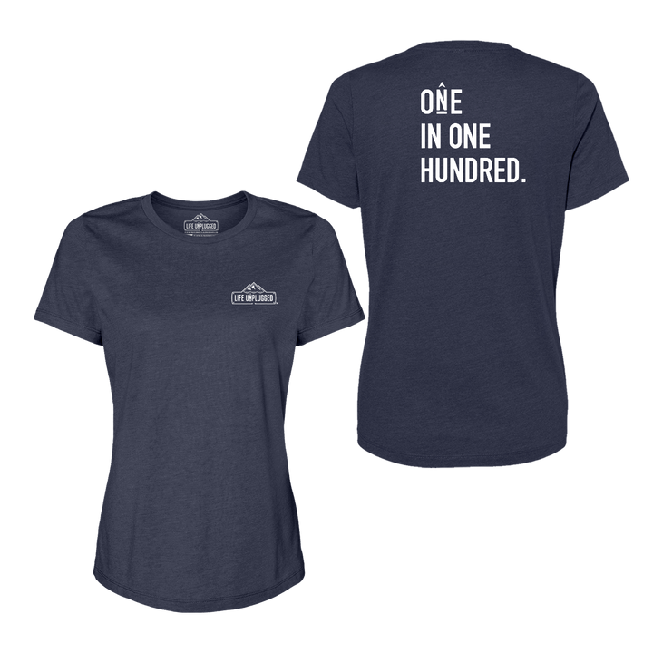 One in One Hundred Stacked Women's T-Shirt