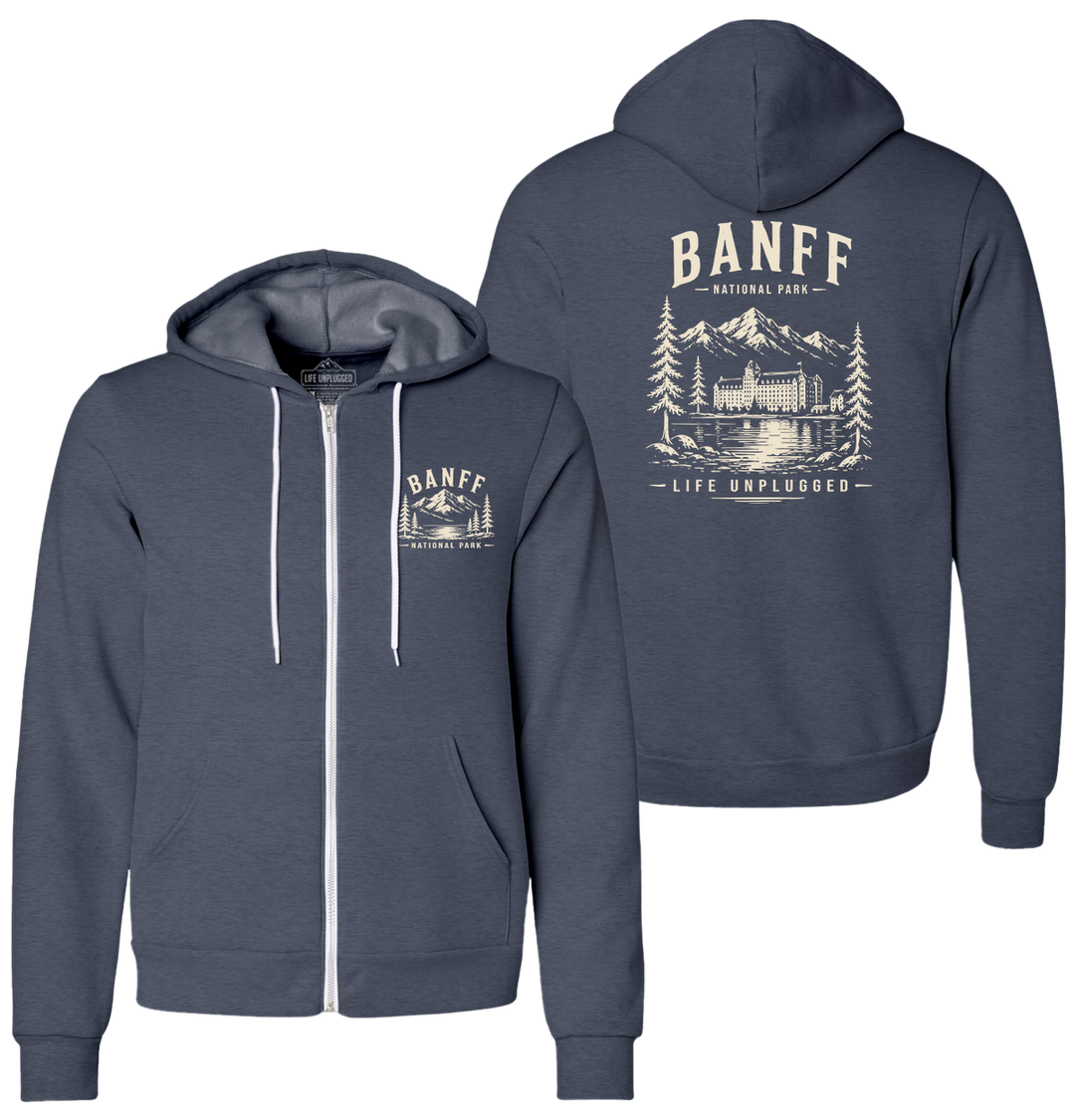 BANFF NATIONAL PARK Supersoft Midweight Zip Up Hoodie