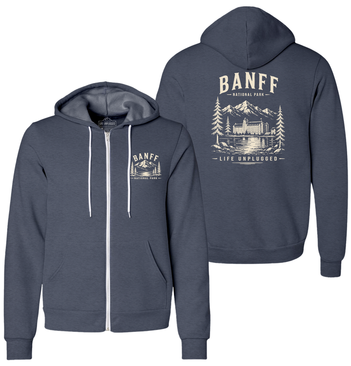 BANFF NATIONAL PARK Supersoft Midweight Zip Up Hoodie