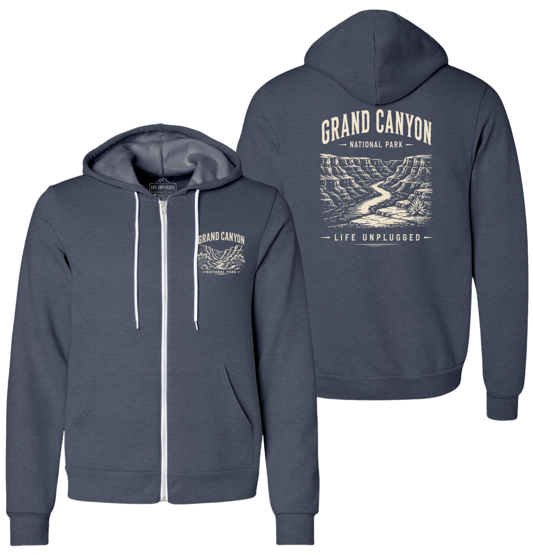 GRAND CANYON NATIONAL PARK Supersoft Midweight Zip Up Hoodie