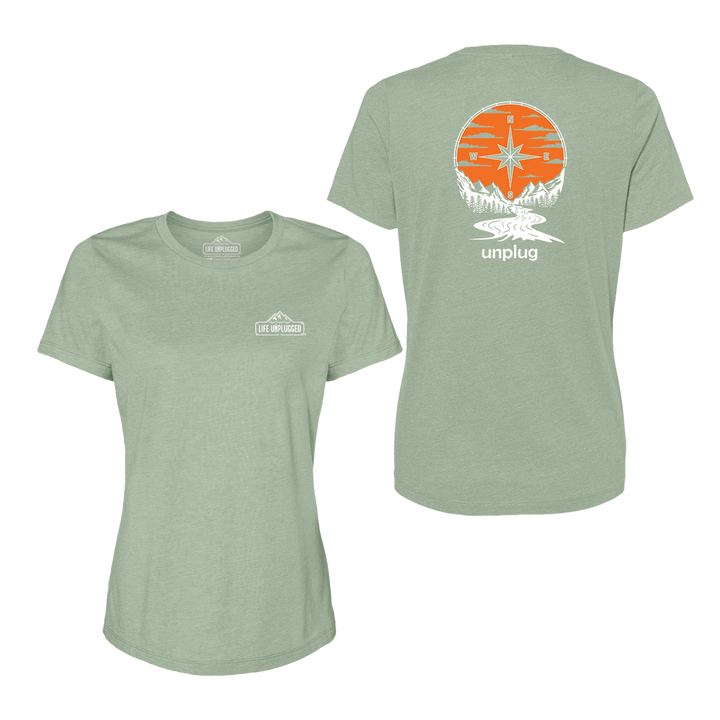 Compass Sunset Women's T-Shirt