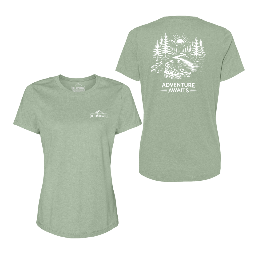 ADVENTURE AWAITS Women's T-Shirt