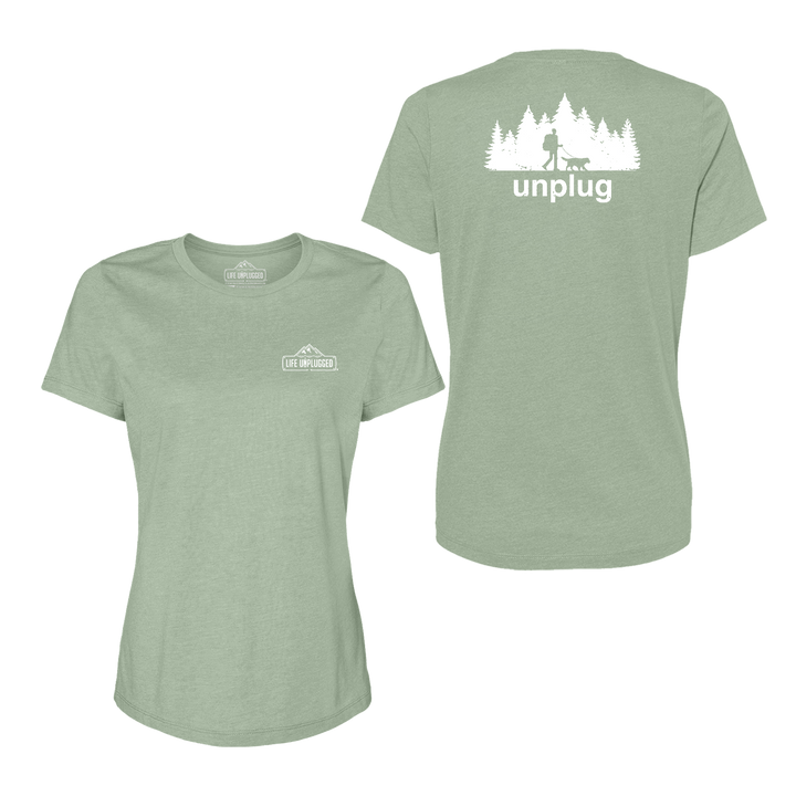 Dog Walks in the Woods Women's T-Shirt