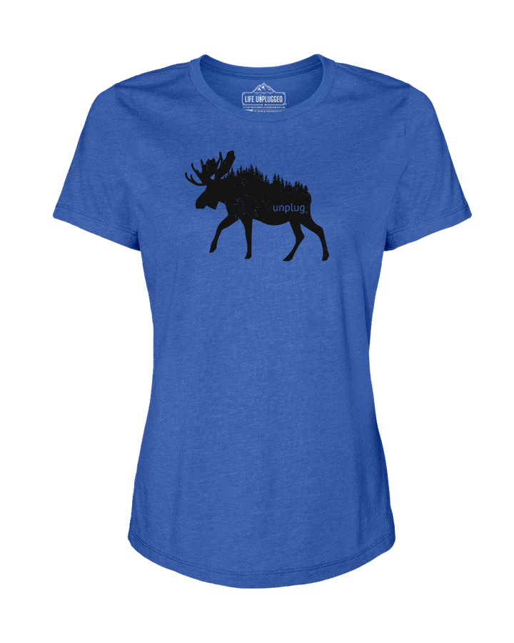 Moose In The Trees Women's T-Shirt