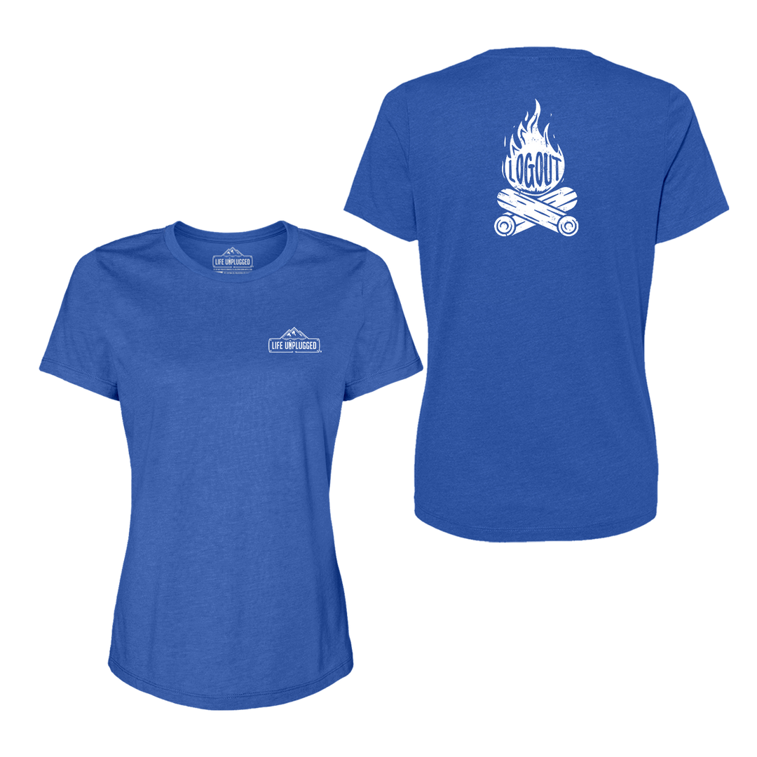 Log Out Campfire Women's T-Shirt