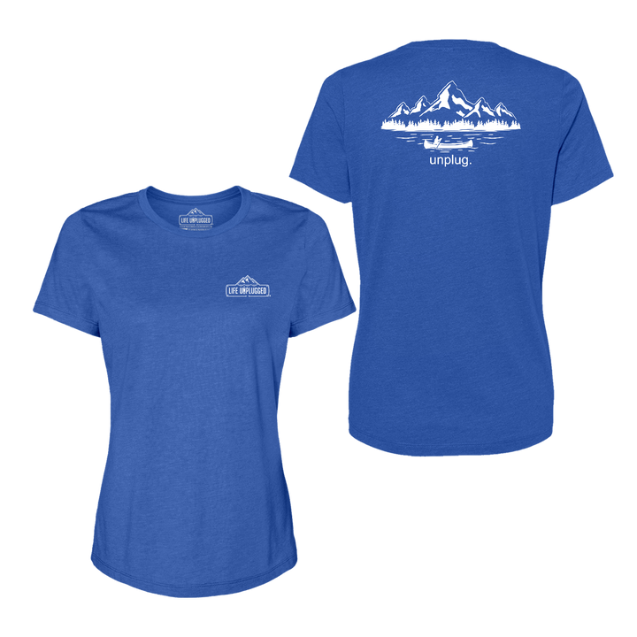Canoeing in the Mountains Women's T-Shirt