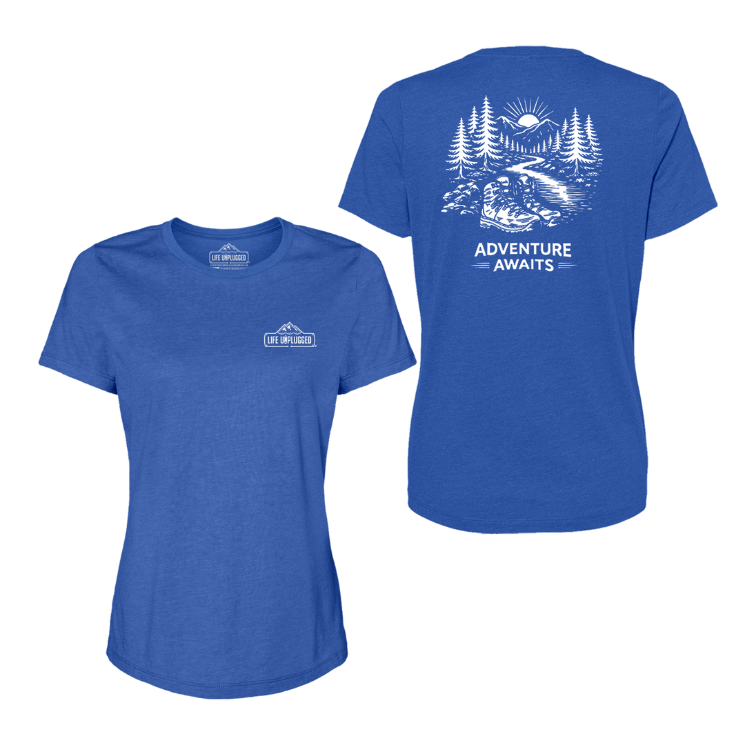 ADVENTURE AWAITS Women's T-Shirt