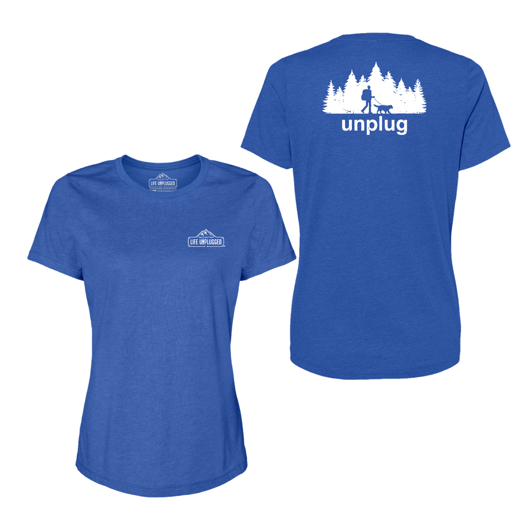 Dog Walks in the Woods Women's T-Shirt