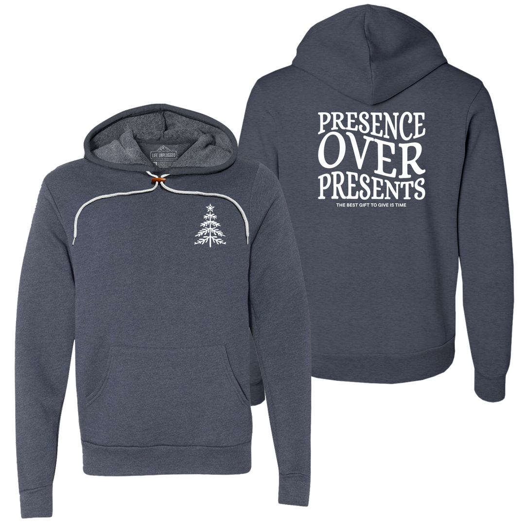 Presence Over Presents Super Soft Hoodie