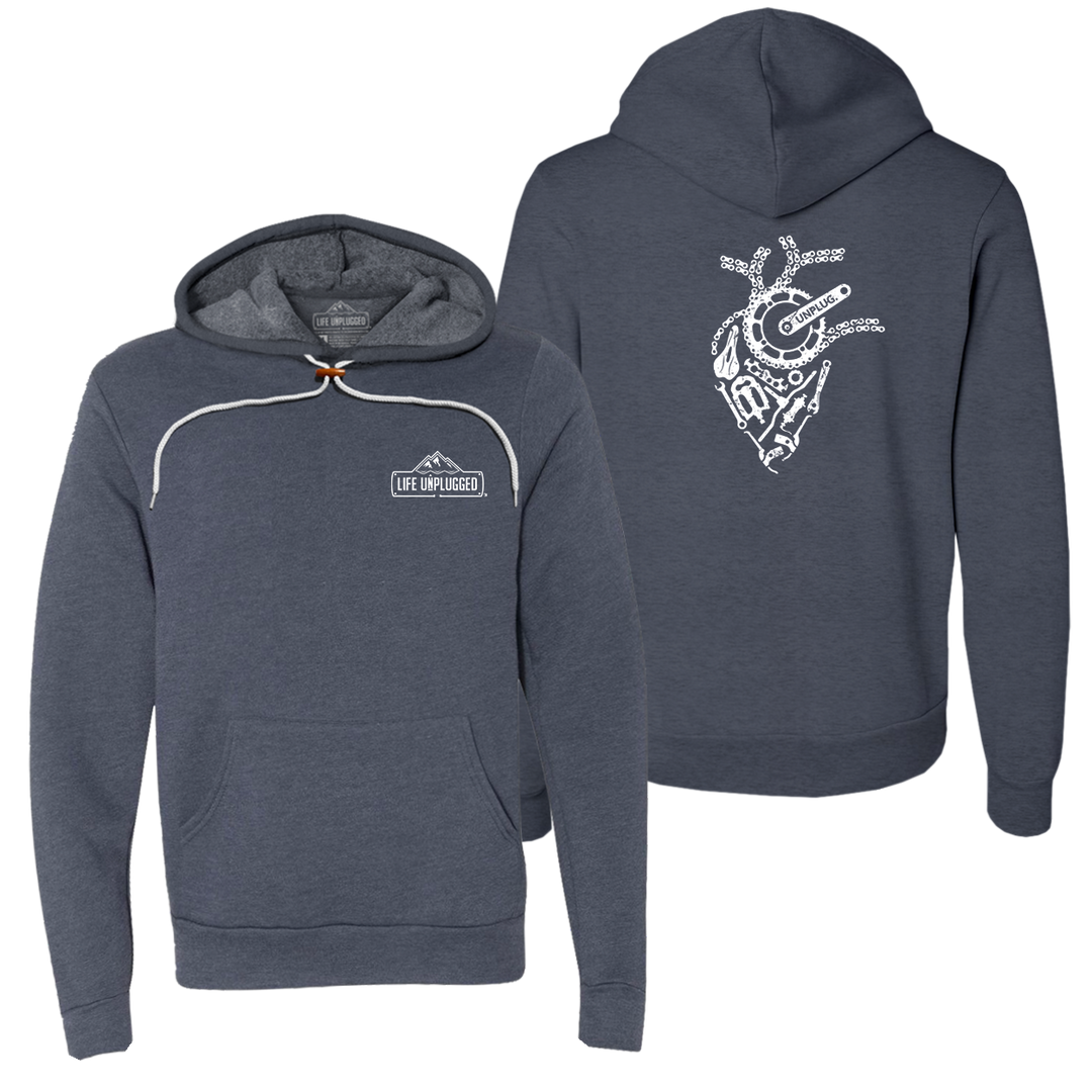 Anatomical Heart (Bicycle Parts) Super Soft Hoodie