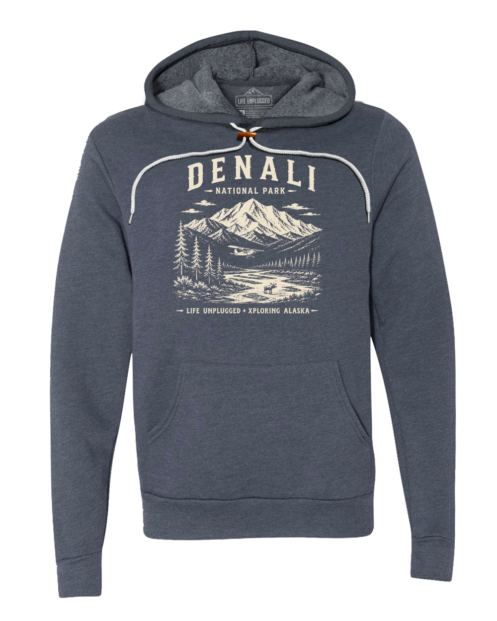 DENALI NATIONAL PARK XPLORING ALASKA Collaboration Super Soft Hoodie
