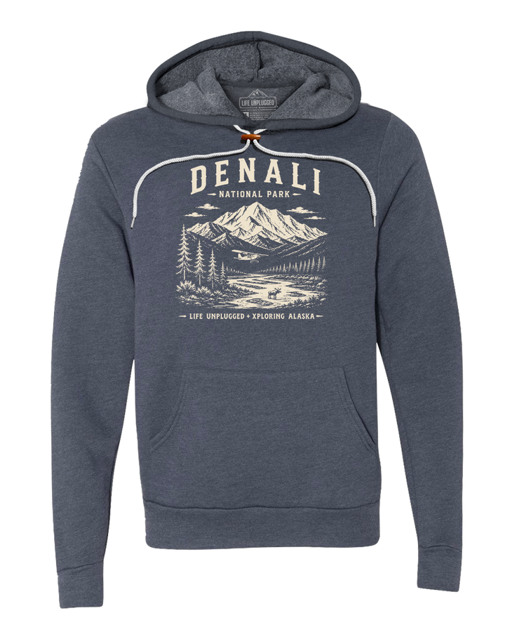 DENALI NATIONAL PARK XPLORING ALASKA Collaboration Super Soft Hoodie