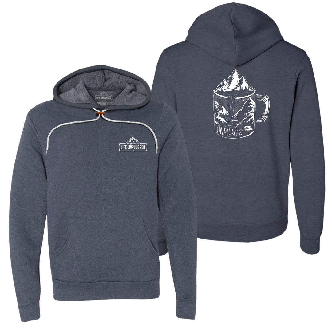Coffee Mountain Scene Super Soft Hoodie