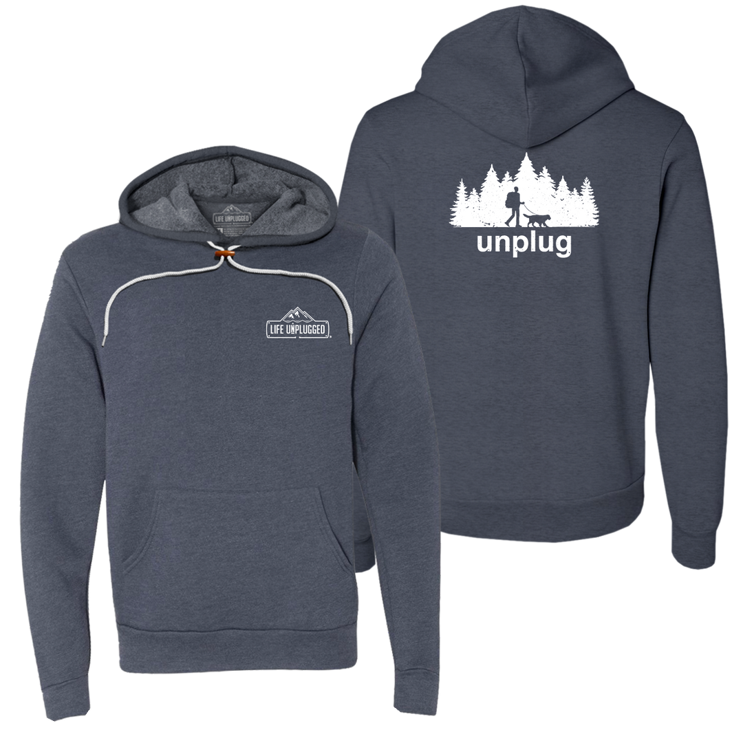 Dog Walks In The Woods Super Soft Hoodie