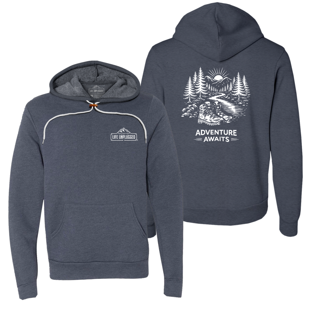 ADVENTURE AWAITS Super Soft Hoodie