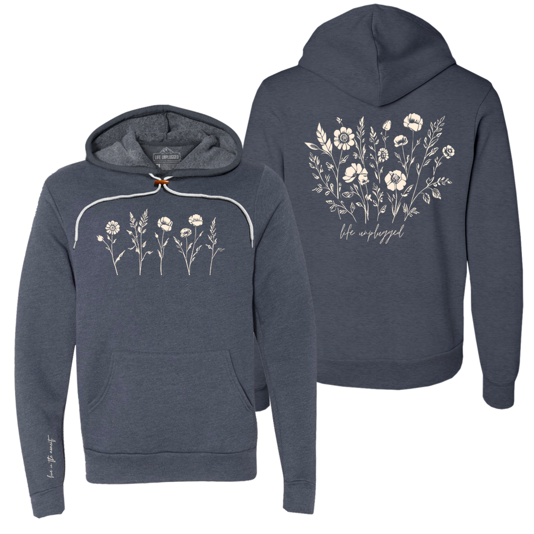 Live in the Moment Wildflower Super Soft Hoodie