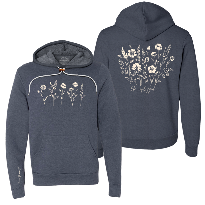 Live in the Moment Wildflower Super Soft Hoodie