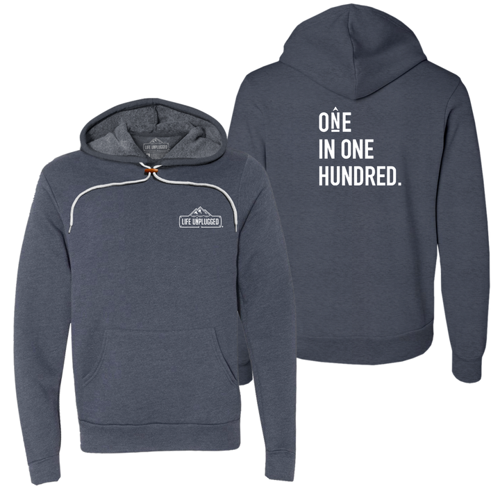 One in One Hundred Stacked Super Soft Hoodie