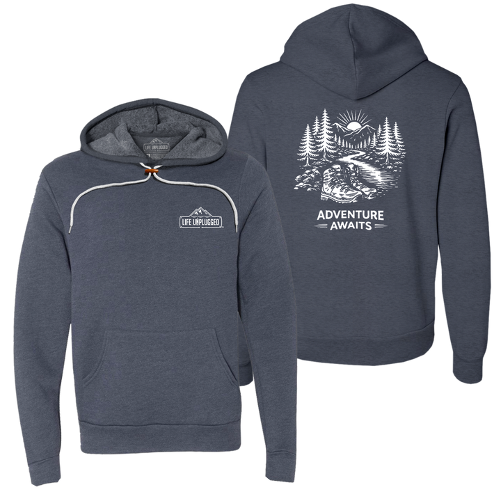ADVENTURE AWAITS Super Soft Hoodie