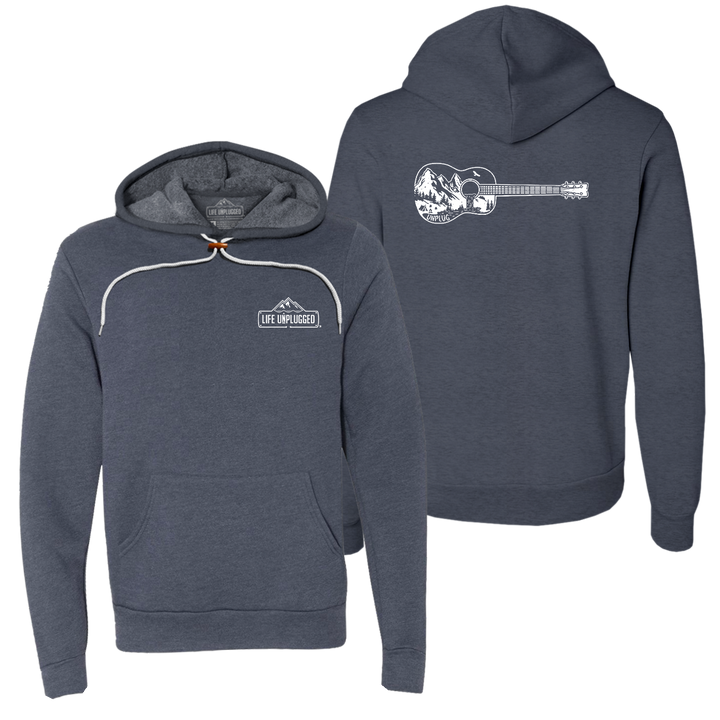 Guitar Mountain Scene Super Soft Hoodie
