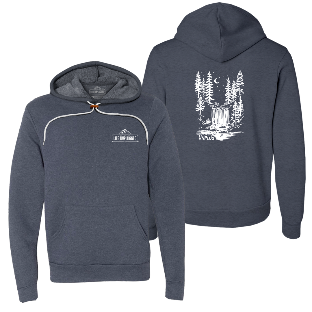 WATERFALL UNDER THE STARS Super Soft Hoodie