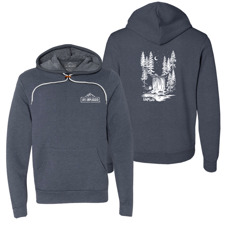 WATERFALL UNDER THE STARS Super Soft Hoodie