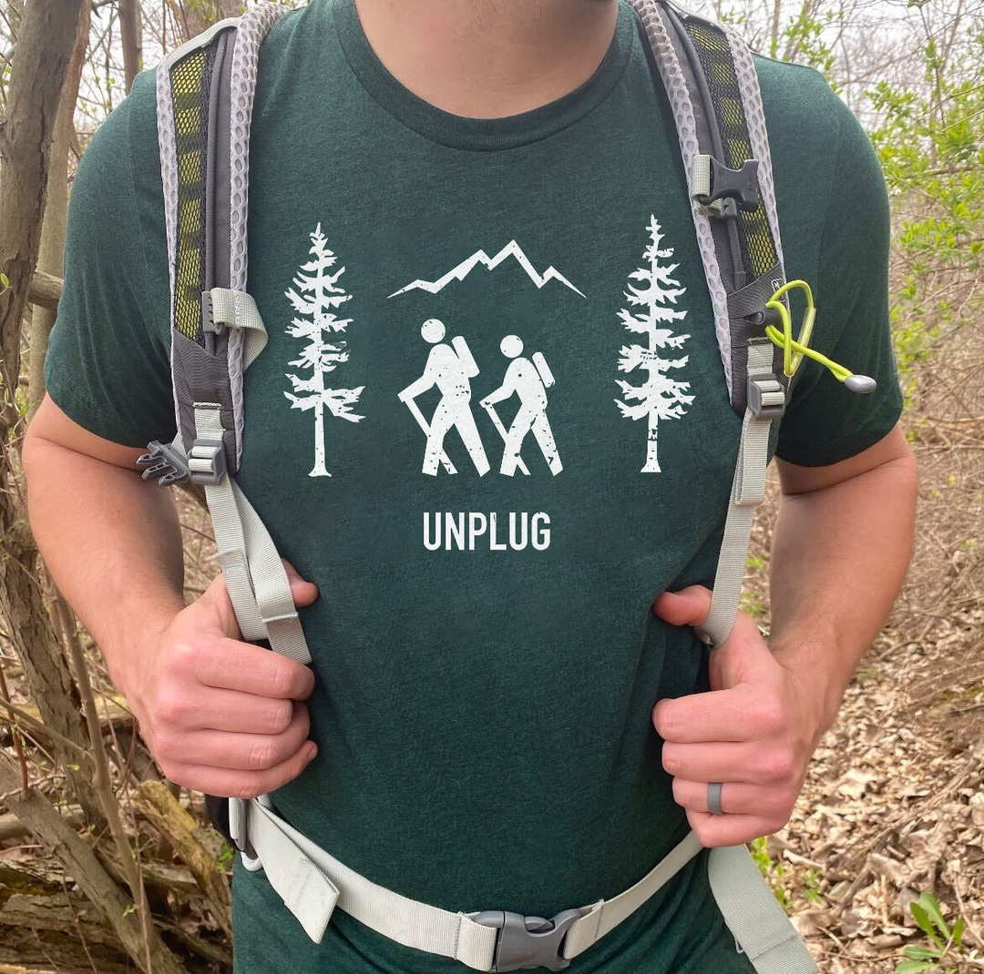 Hiking Scene Premium Triblend T-Shirt