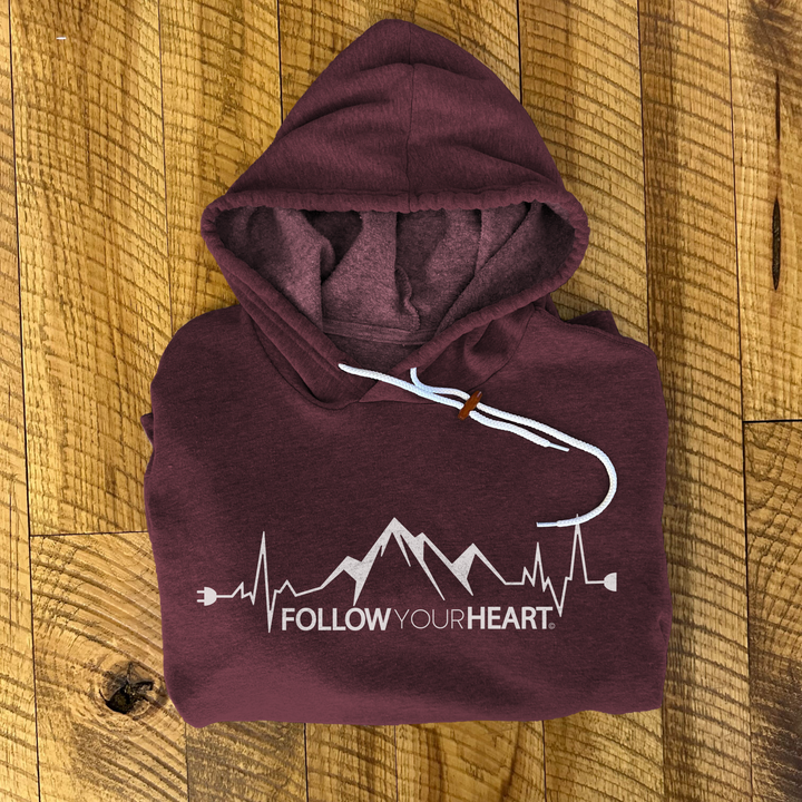 Follow Your Heart Premium Super Soft Hooded Sweatshirt