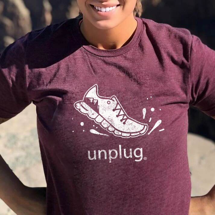 Running Premium Women's Relaxed Fit Polyblend T-Shirt - Life Unplugged