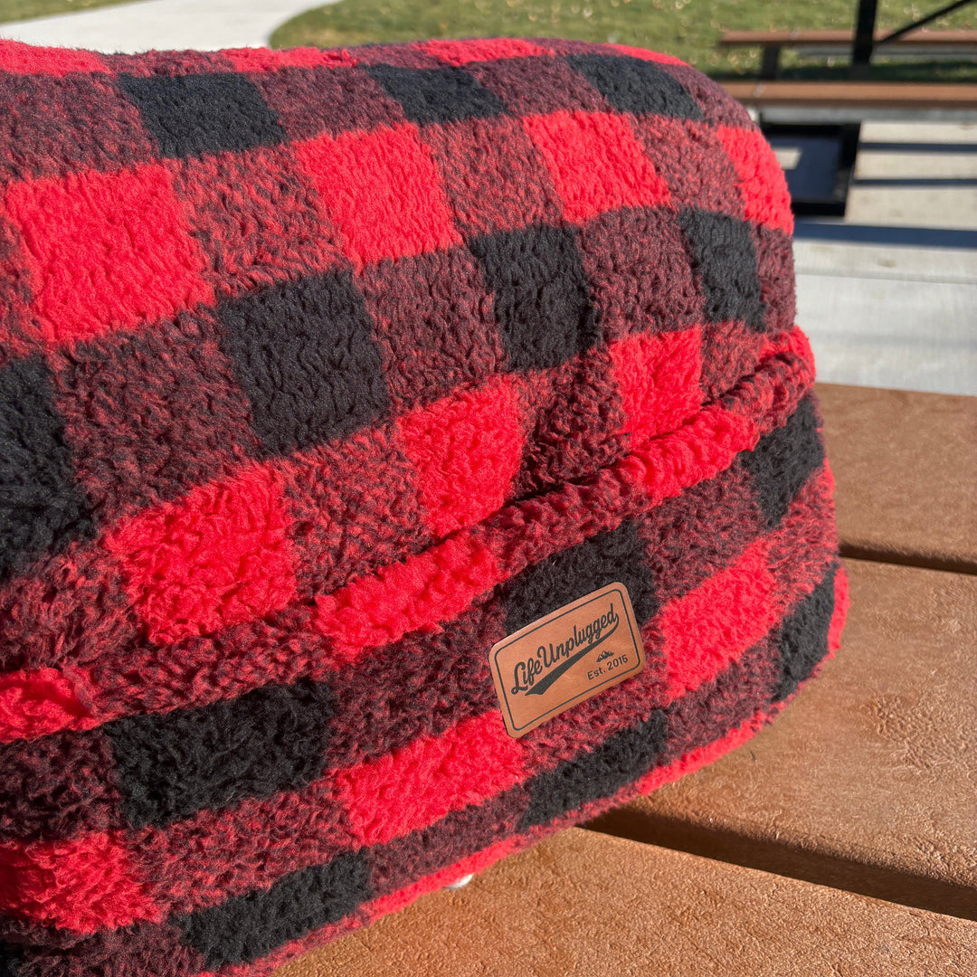 Life Unplugged Super Soft Sherpa Blanket