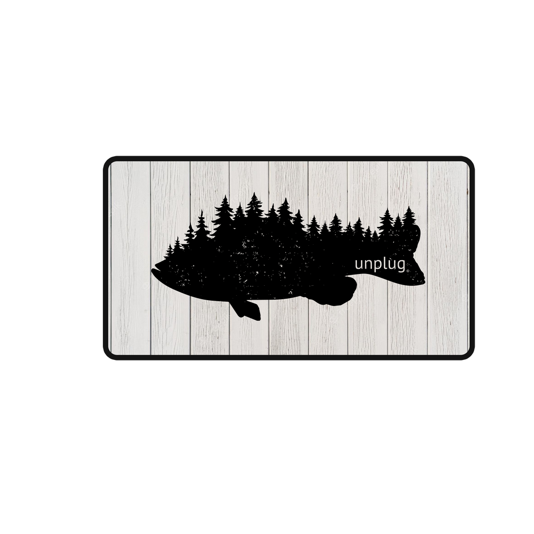 Bass In The Trees Vinyl Sticker