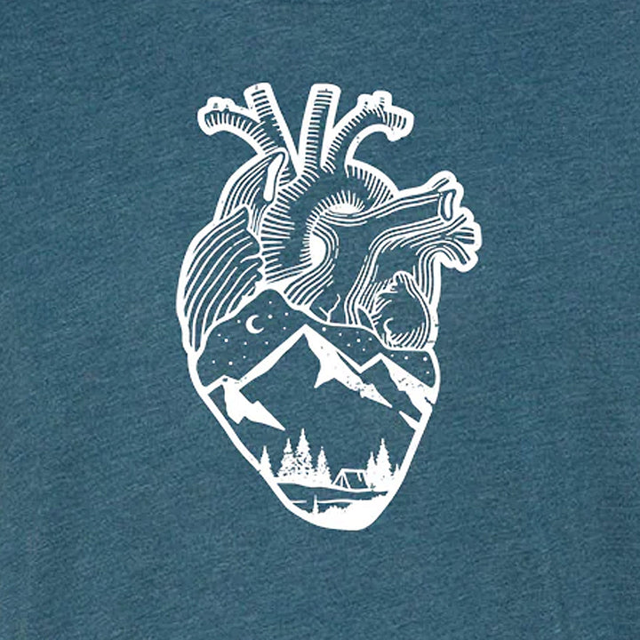 Anatomical Heart (Full Chest) Triblend T-Shirt