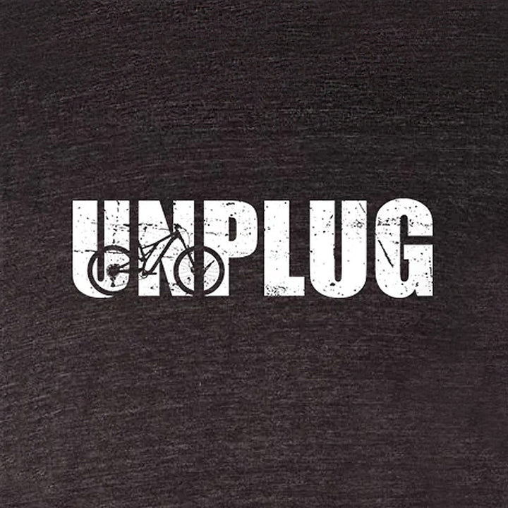 Unplug Mountain Bike Silhouette Triblend T-Shirt