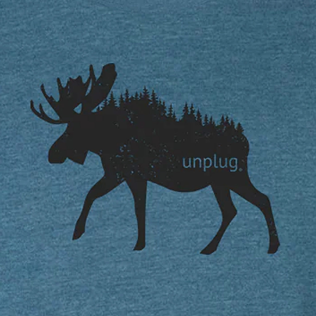 Moose In The Trees Long Sleeve T-Shirt