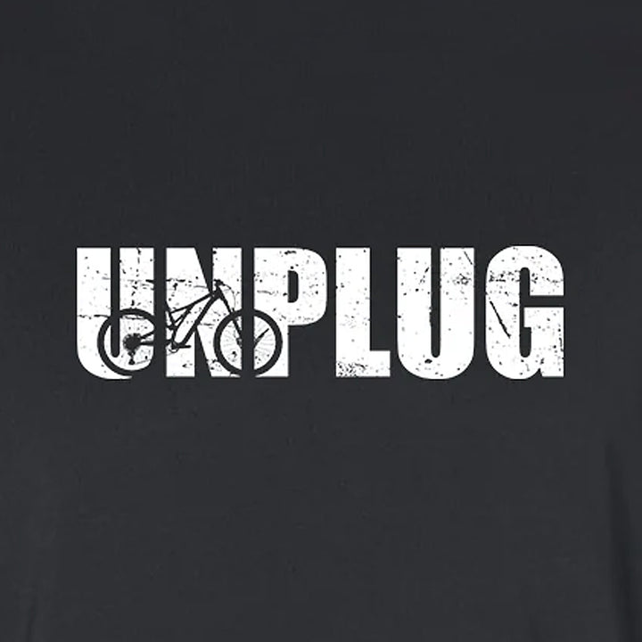 Unplug Mountain Bike Silhouette Performance Long Sleeve with UPF 50+