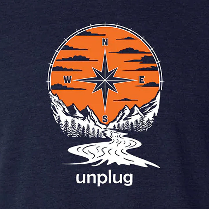 Compass Sunset Triblend T-Shirt