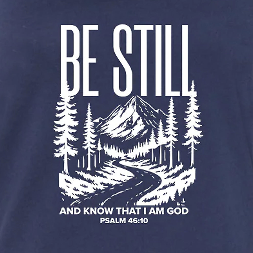 BE STILL AND KNOW Women's Racerback Tank Top