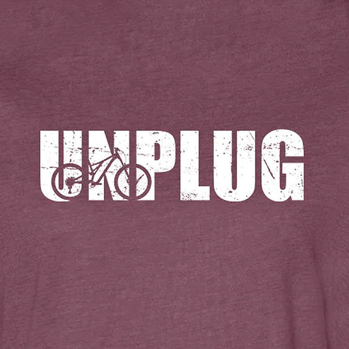 Unplug Mountain Bike Silhouette Women's T-Shirt