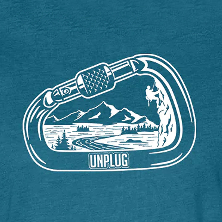 Rock Climbing Mountain Scene Women's T-Shirt