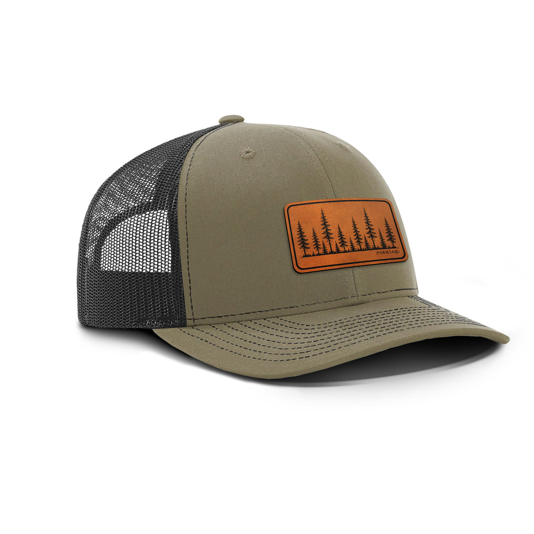 ROAMING Snapback Leather Patch Hat
