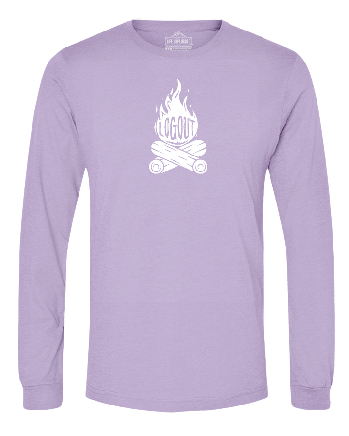 Log Out Campfire Long Sleeve T-Shirt