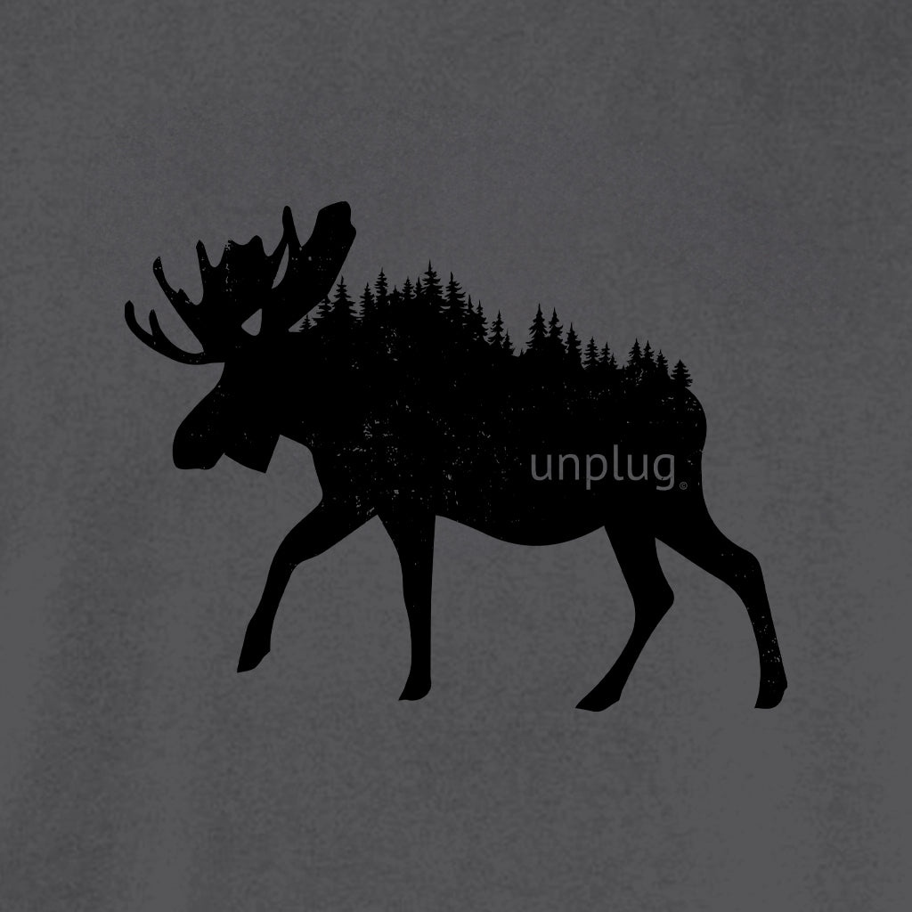 MOOSE IN THE TREES Cotton T-Shirt powered by Comfort Colors®