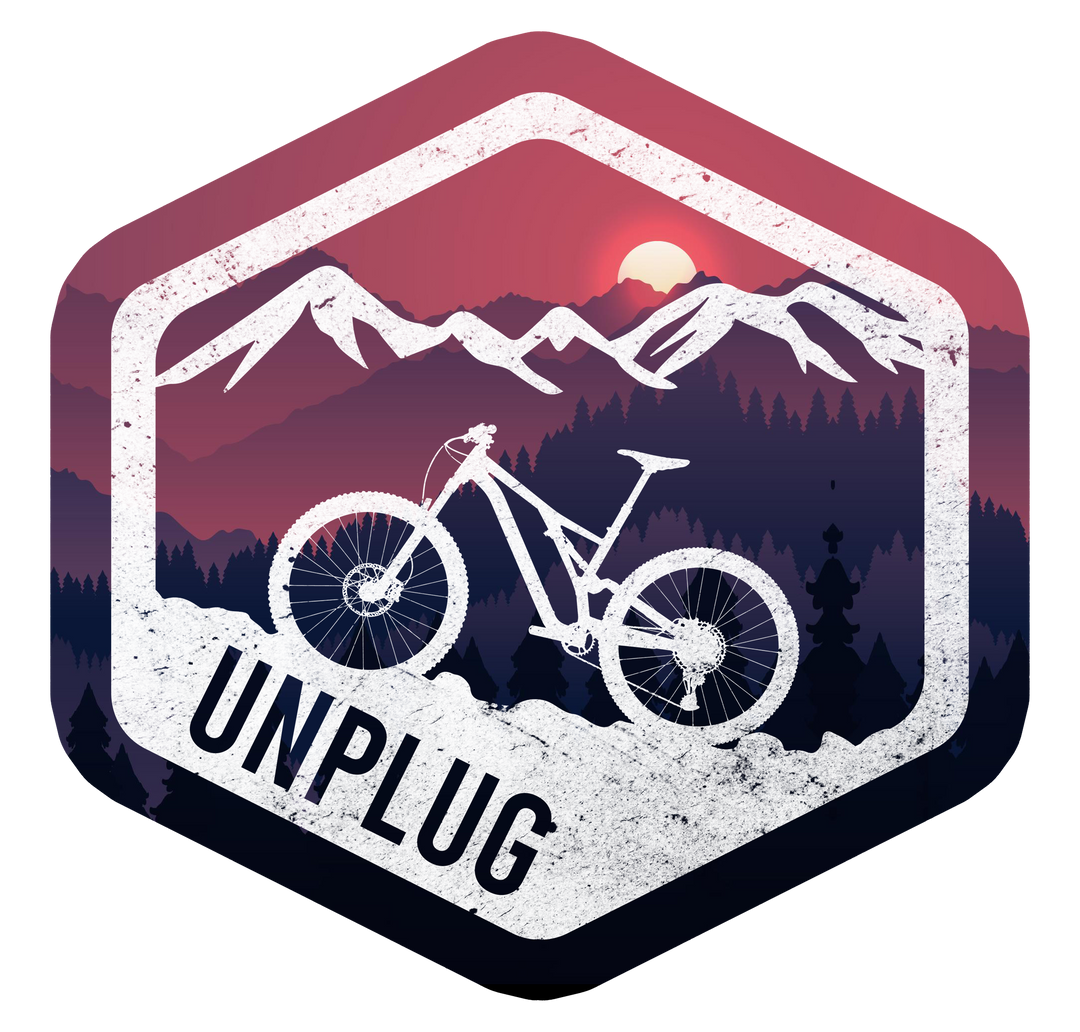 Life Unplugged Sticker Mountain Bike Badge Vinyl Sticker – Life Unplugged